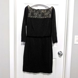 Erin Fetherston Ponté Lace Bateau Neck Dress 12